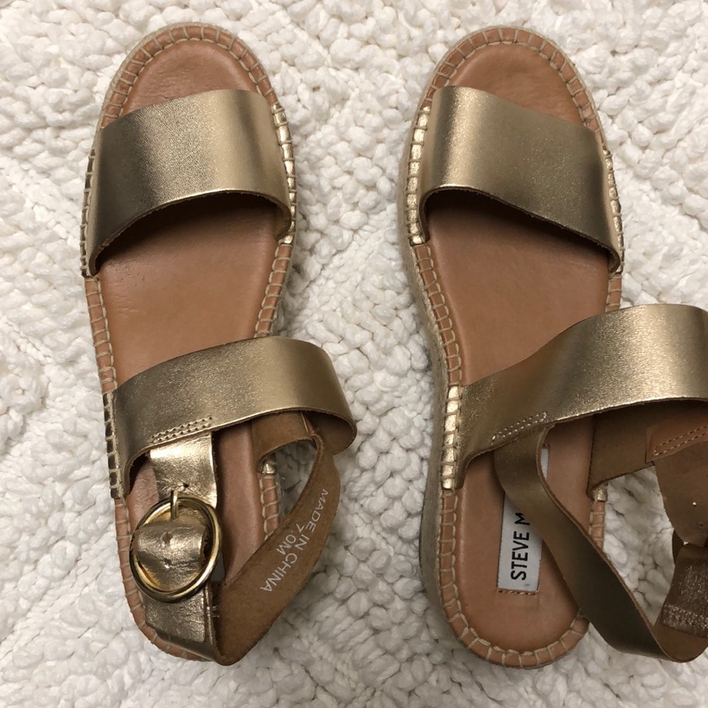 Steve Madden espadrille platforms